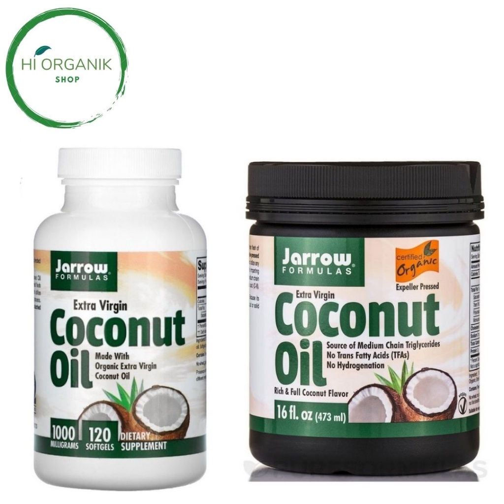 Jarrow Formulas Extra VCO || merk minyak kelapa terbaik