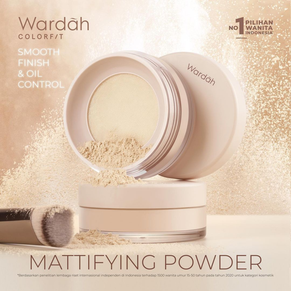 Wardah Colorfit Mattifying Powder || Loose Powder Terbaik