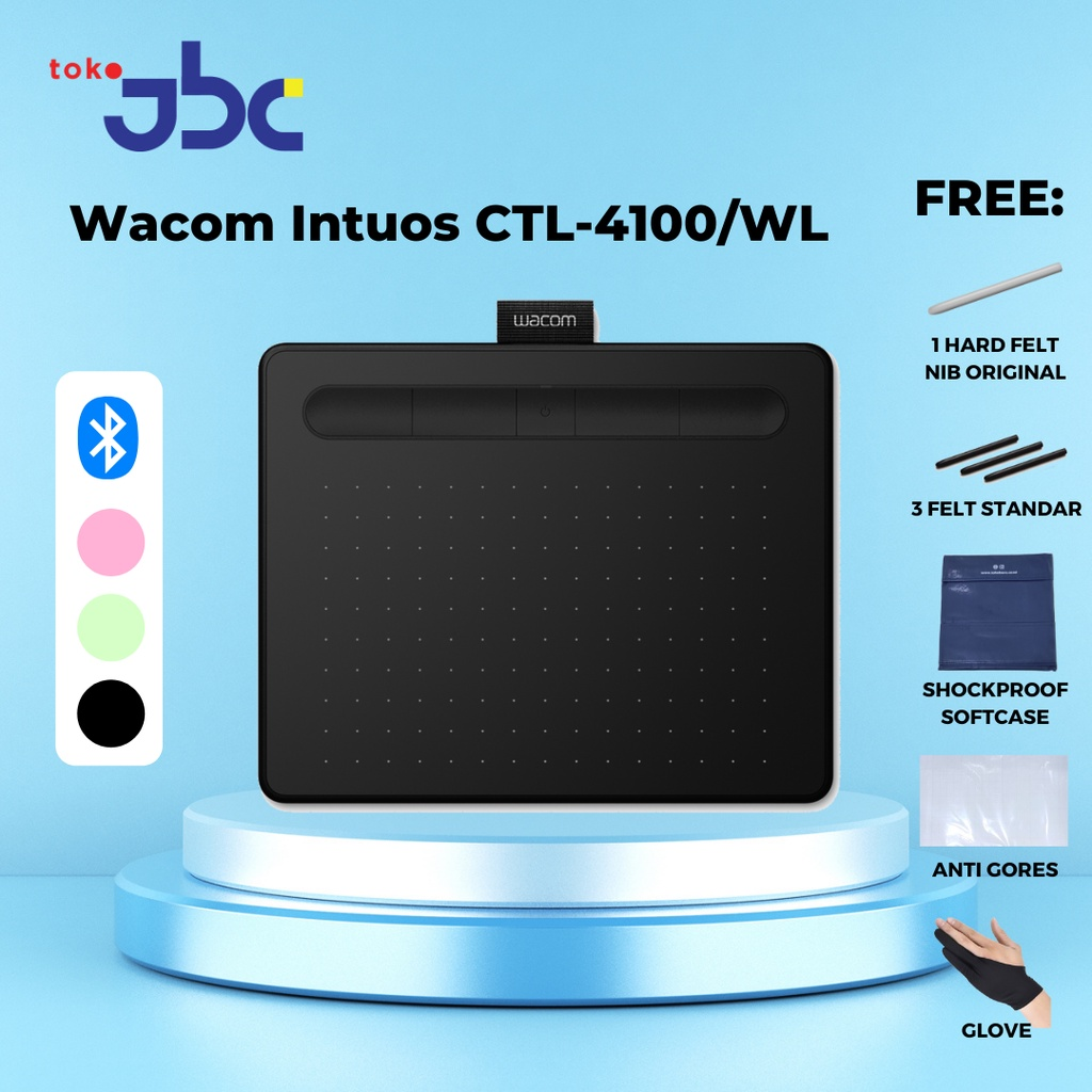 Wacom Intuos Small dengan BluetoothCTL-4100WL || Pen Tablet yang Bisa Digunakan Untuk Menggambar