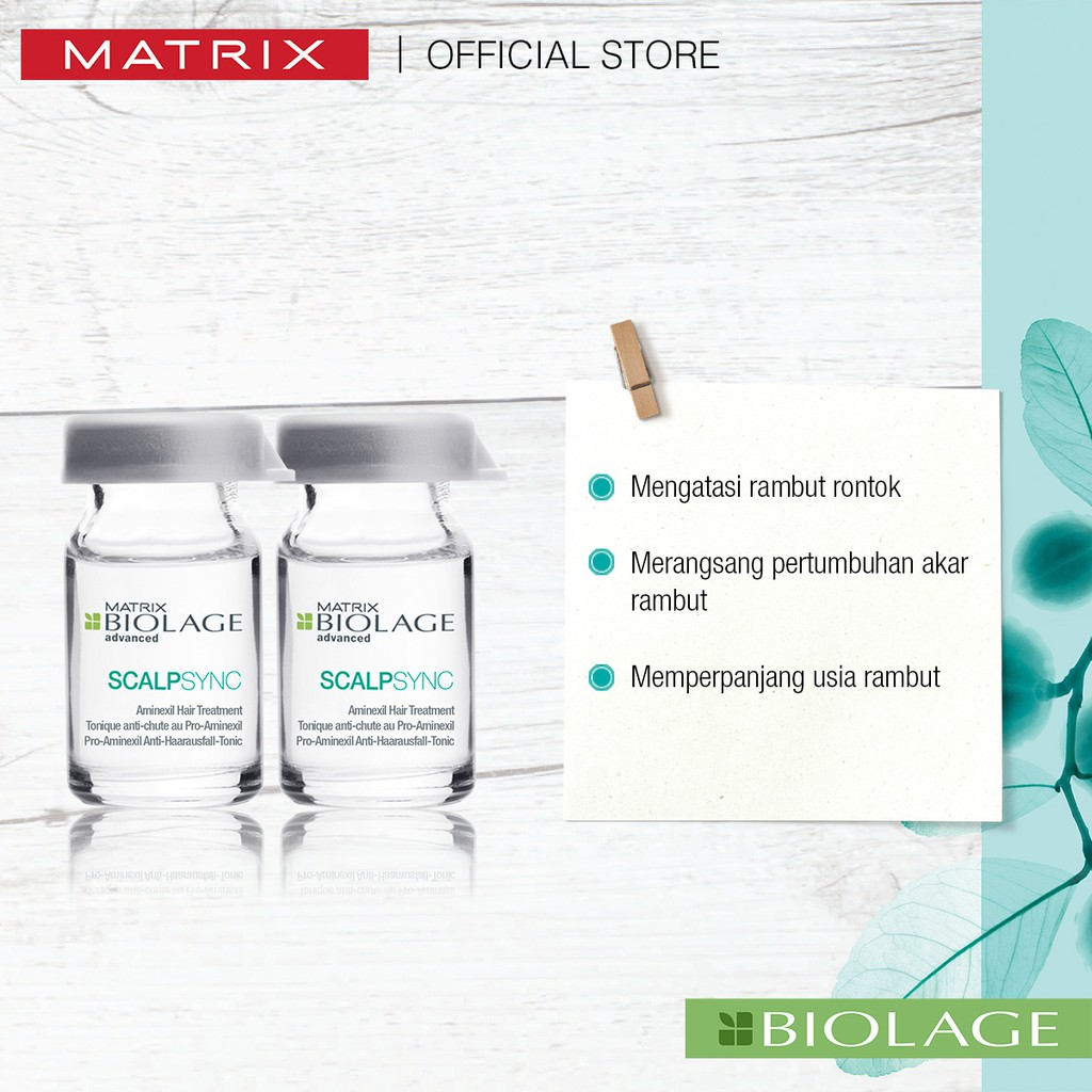 Matrix Biolage Advanced ScalpSync Aminexil || serum untuk rambut rontok
