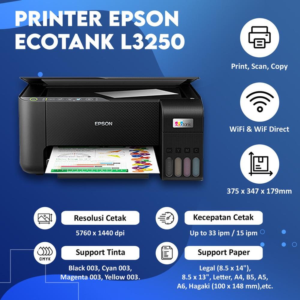 Epson EcoTank Seri L3250 || Merk Mesin Fotocopy Mini