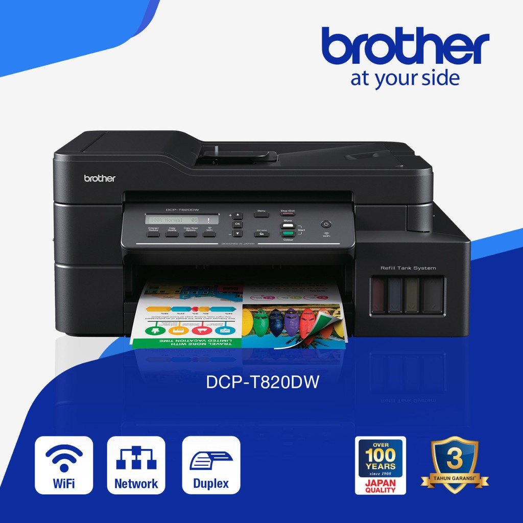 Brother seri DCP-T820DW || Merk Mesin Fotocopy Mini