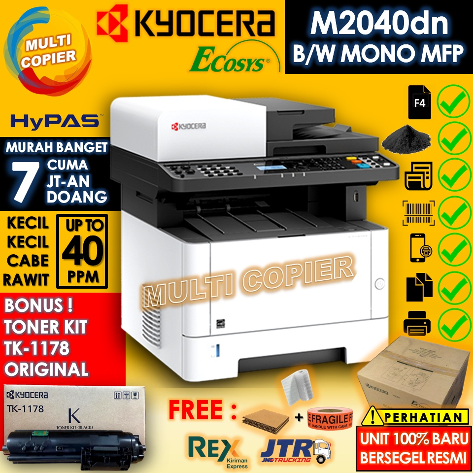 Kyocera seri ECOSYS M2040dn || Merk Mesin Fotocopy Mini