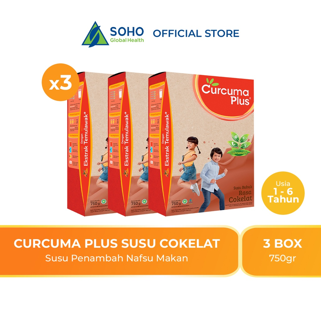 Soho Global Health: Curcuma Plus Milk || Vitamin Curcuma Plus untuk Anak