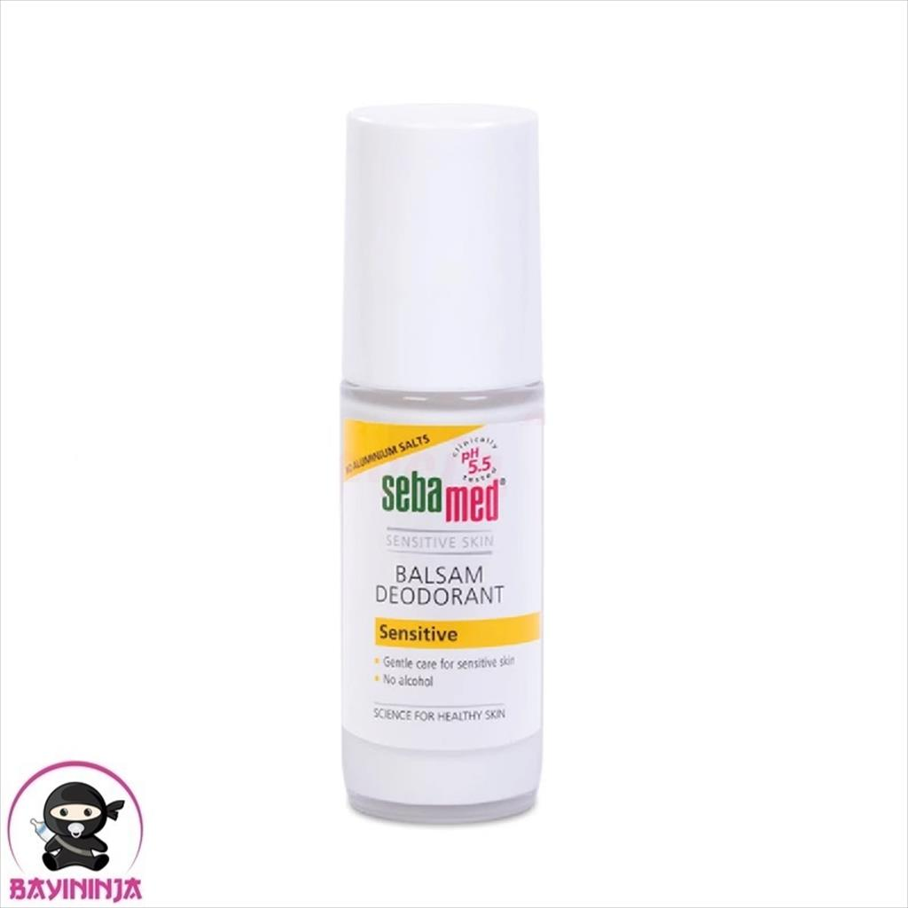 Sebamed Balsam Deodorant Sensitive Roll-On (50 ml)  || deodorant yang bagus