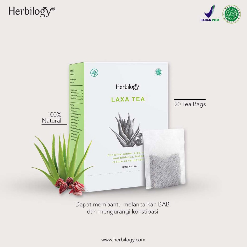 Herbilogy Laxa Tea || Minuman Detox Untuk Perut Buncit