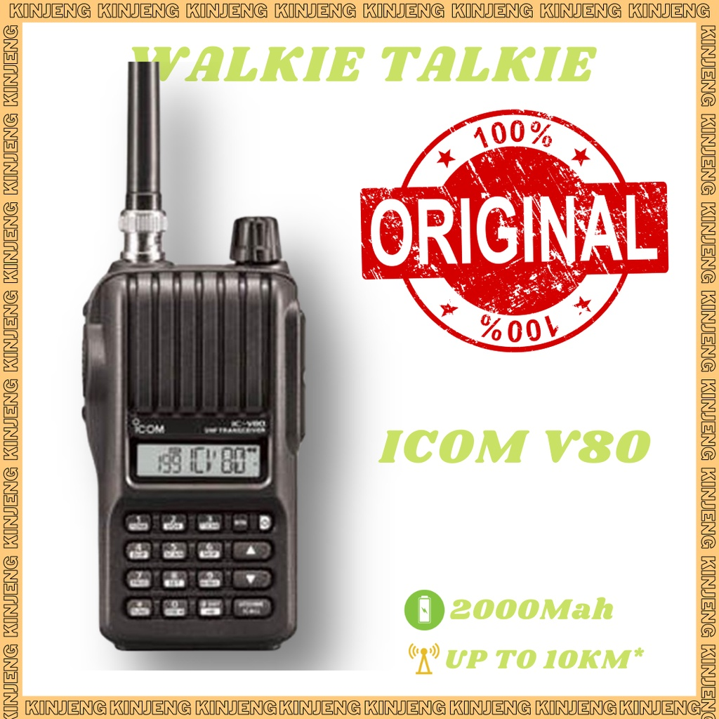 Icom V80 || Walkie Talkie Untuk Memperlancar Komunikasi dengan Kualitas Terbaik