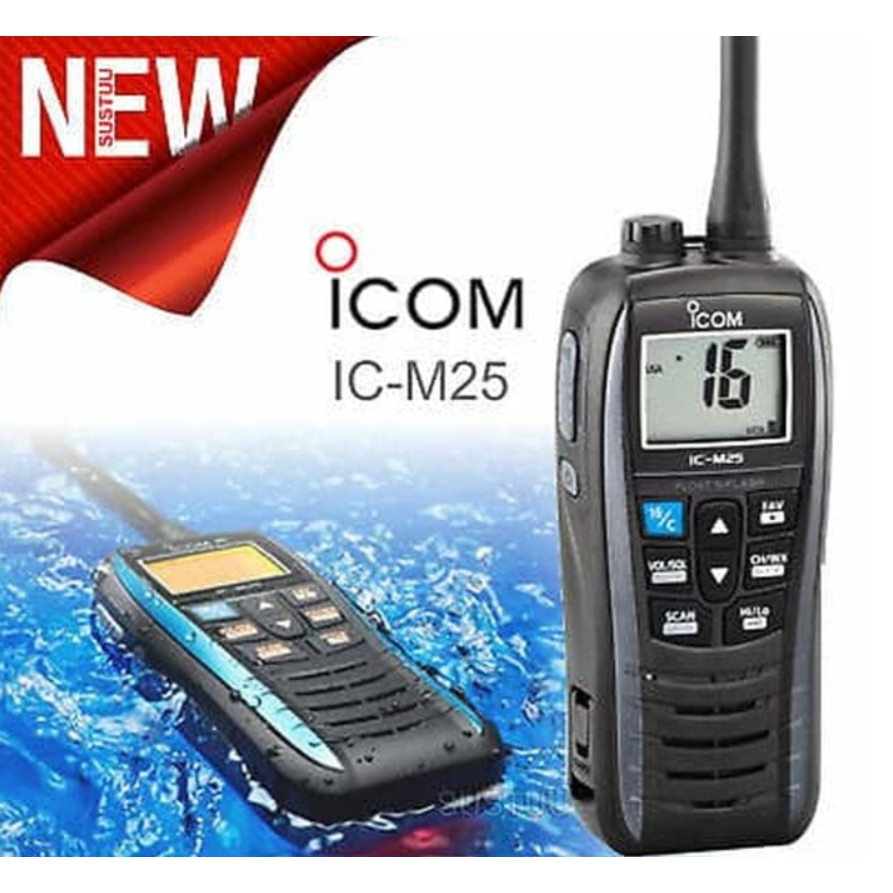 Icom IC-M25 || Walkie Talkie Untuk Memperlancar Komunikasi dengan Kualitas Terbaik