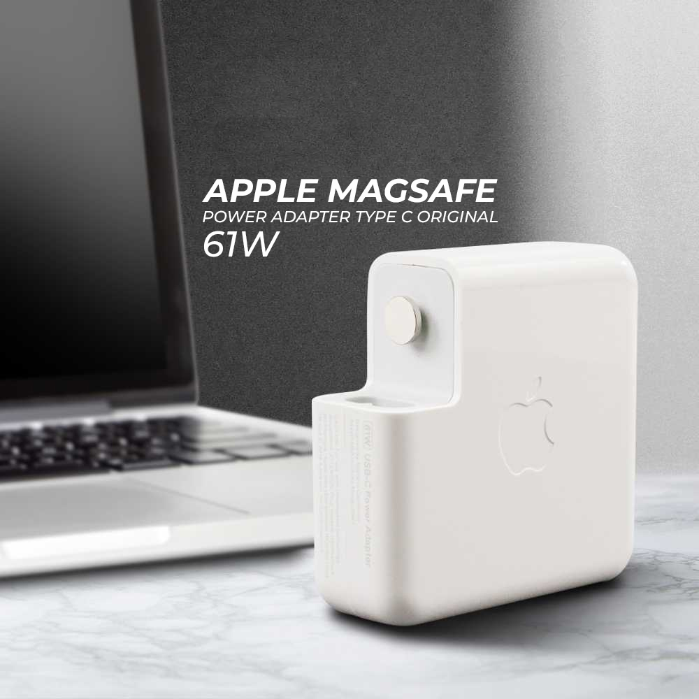 Adaptor Charger Original Apple Macbook Pro A1718 Magsafe USB C 61W || Cas Macbook Terbaik