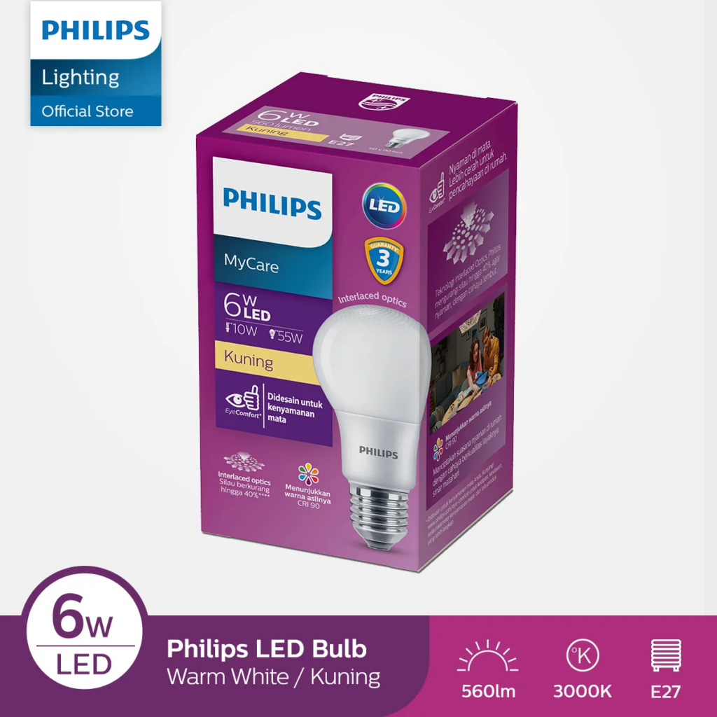 Lampu LED Philips MyCare || merk lampu LED terbaik