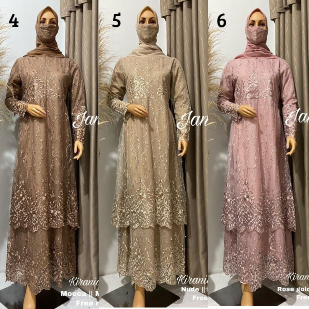 10 Model Kebaya Gamis Modern Cantik Untuk Segala Usia - Indo Times