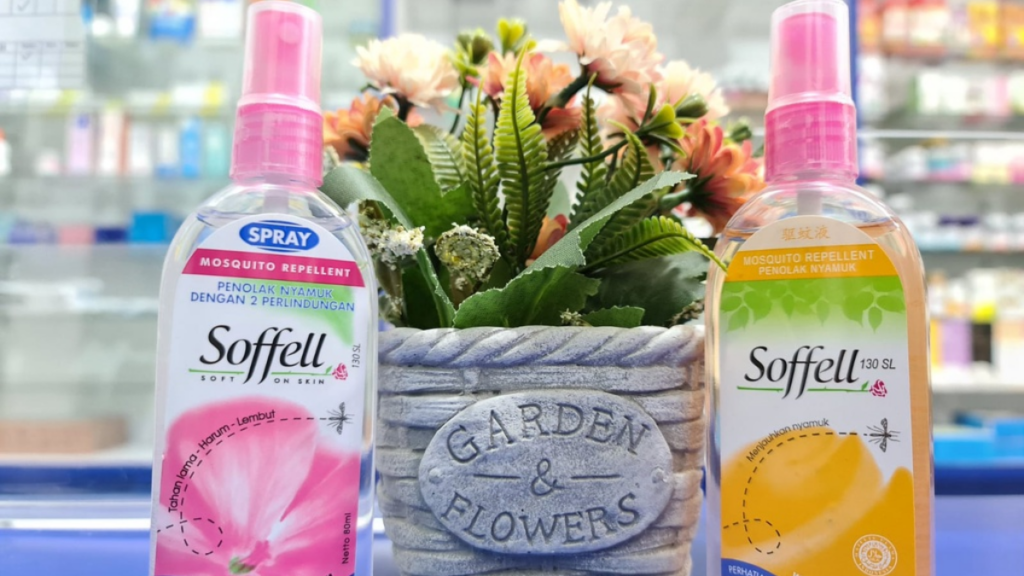 Soffell Spray Wangi Bunga Geranium | Obat Nyamuk yang Ampuh