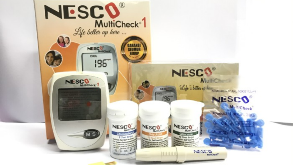 Nesco Multicheck GCU 3in1 | Alat Cek Gula Darah Terbaik
