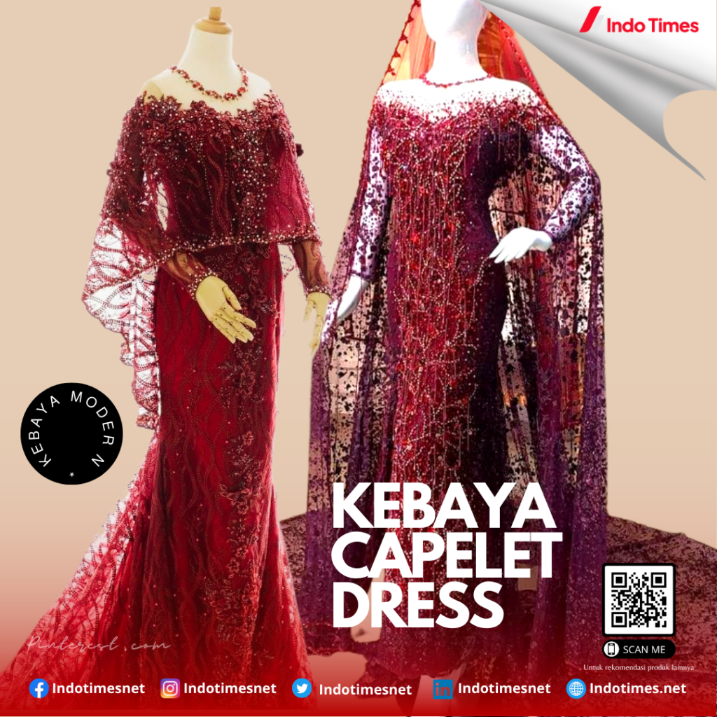 Model Kebaya Capelet Dress || Model Kebaya Modern Terbaik 2023