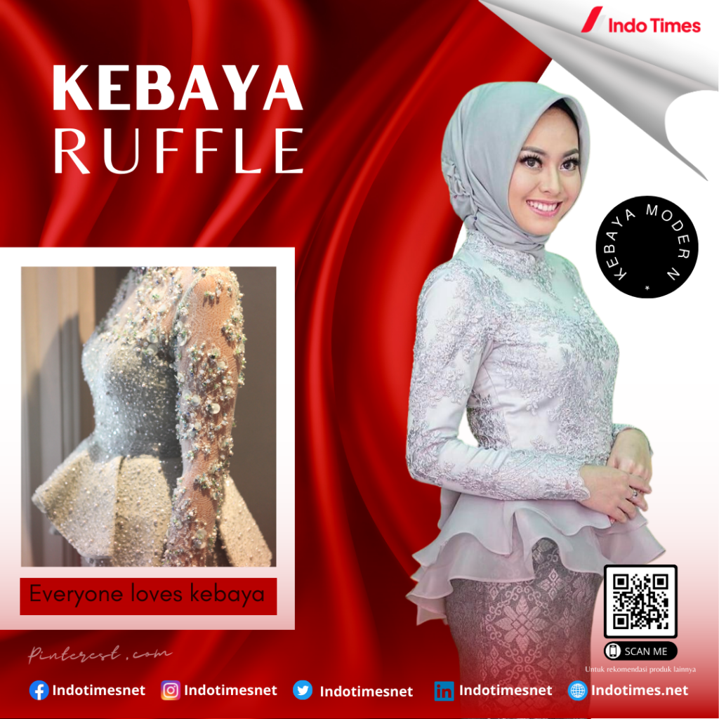 Model Kebaya Ruffle || Model Kebaya Modern Terbaik 2023
