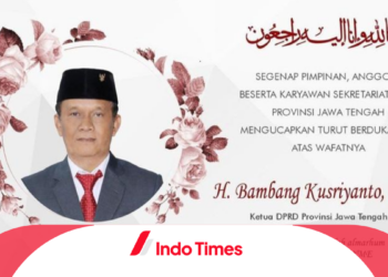 Ketua DPRD Jateng Meninggal Dunia, Sudah Setahun Lebih Alami Penurunan Kesehatan