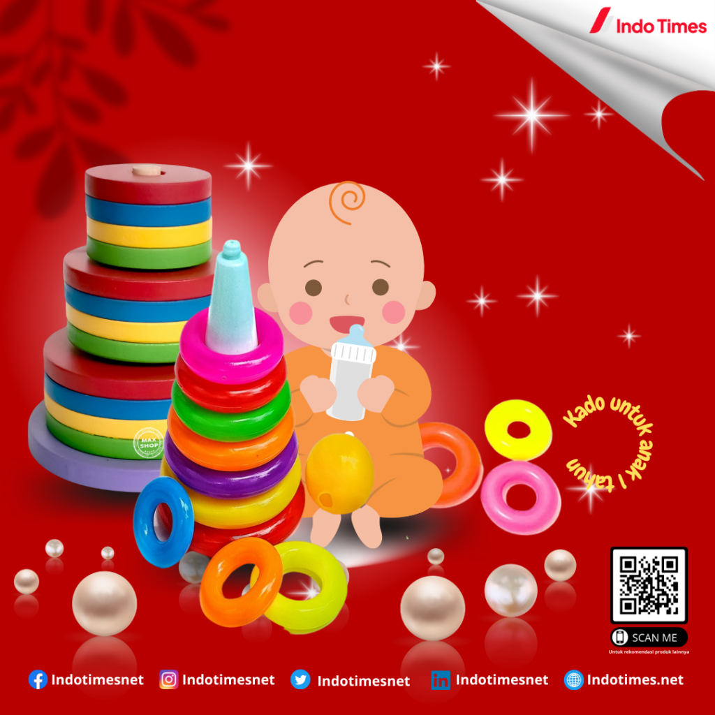 Mainan Menyusun || Ide Kreatif Kado untuk Anak 1 Tahun