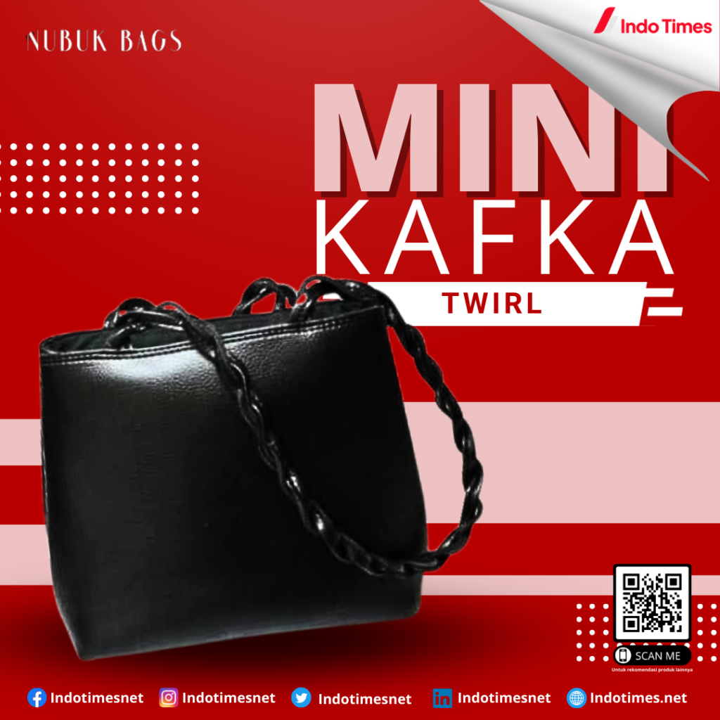 Nubuk Bags Mini Kafka Twirl || Merk Tas Kulit Wanita Branded