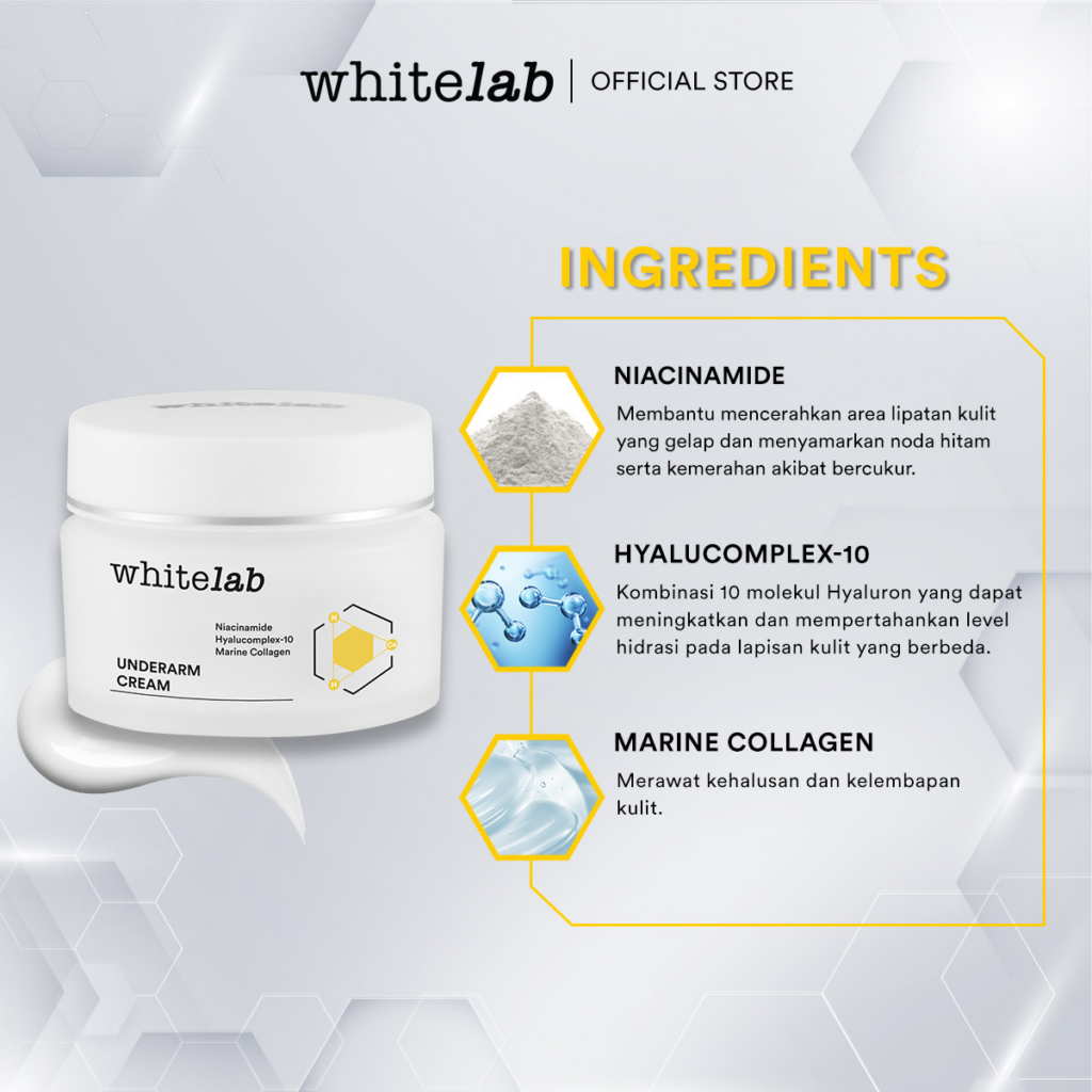 Whitelab Underarm Cream || Underarm Cream Terbaik