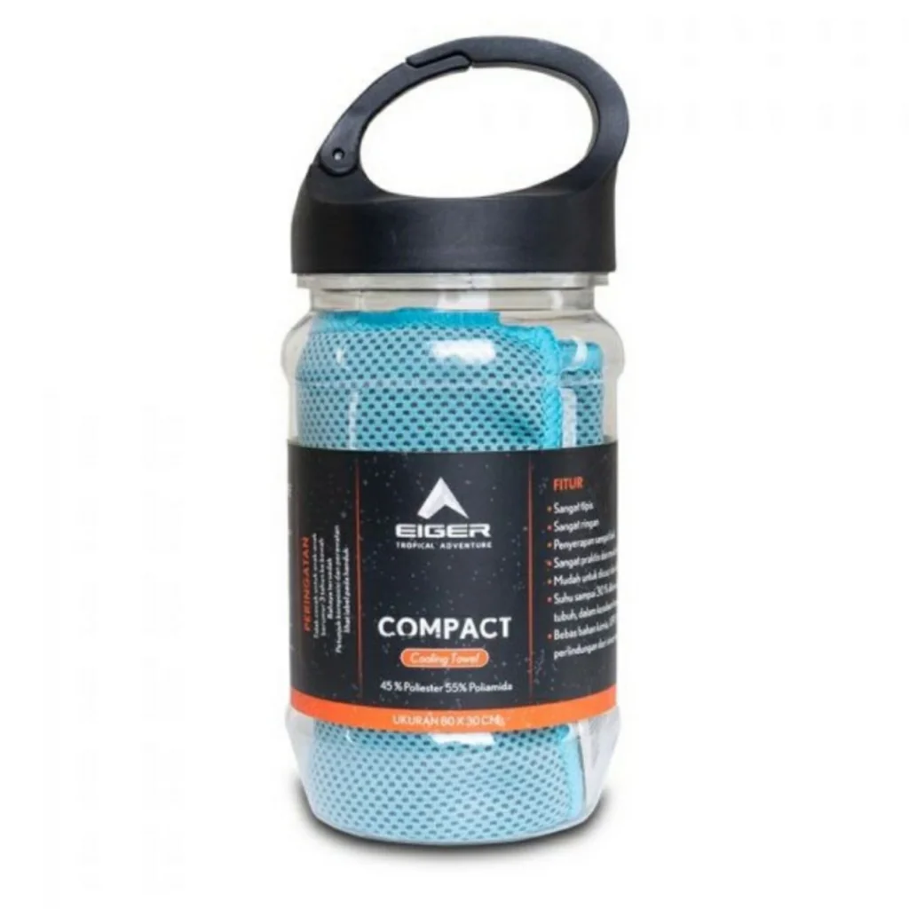 Eiger: Compact Cooling Towel || Handuk Microfiber yang Bagus dan Lembut Sekali