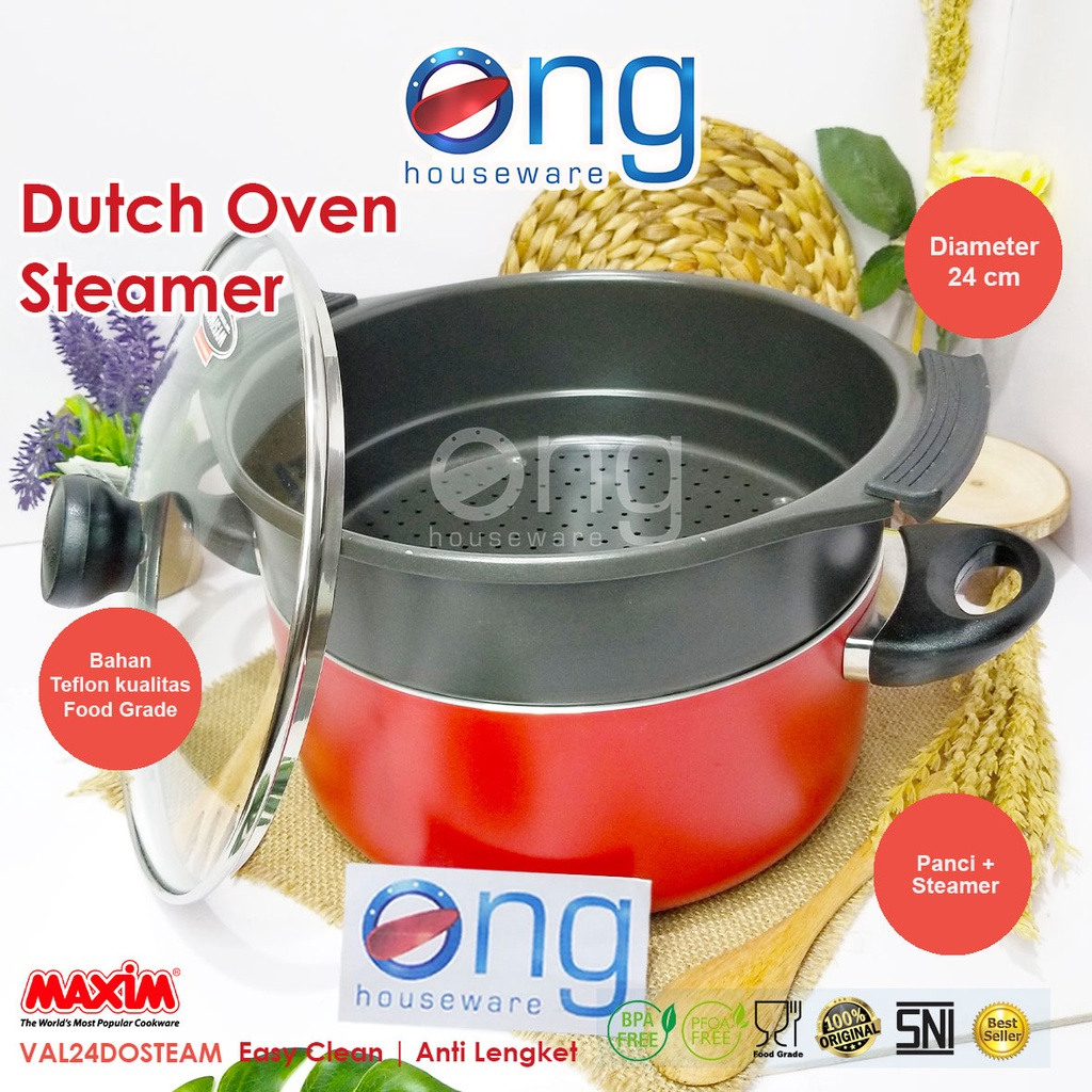 Maxim Dutch Oven and Steamer || Panci Kukus yang Bagus
