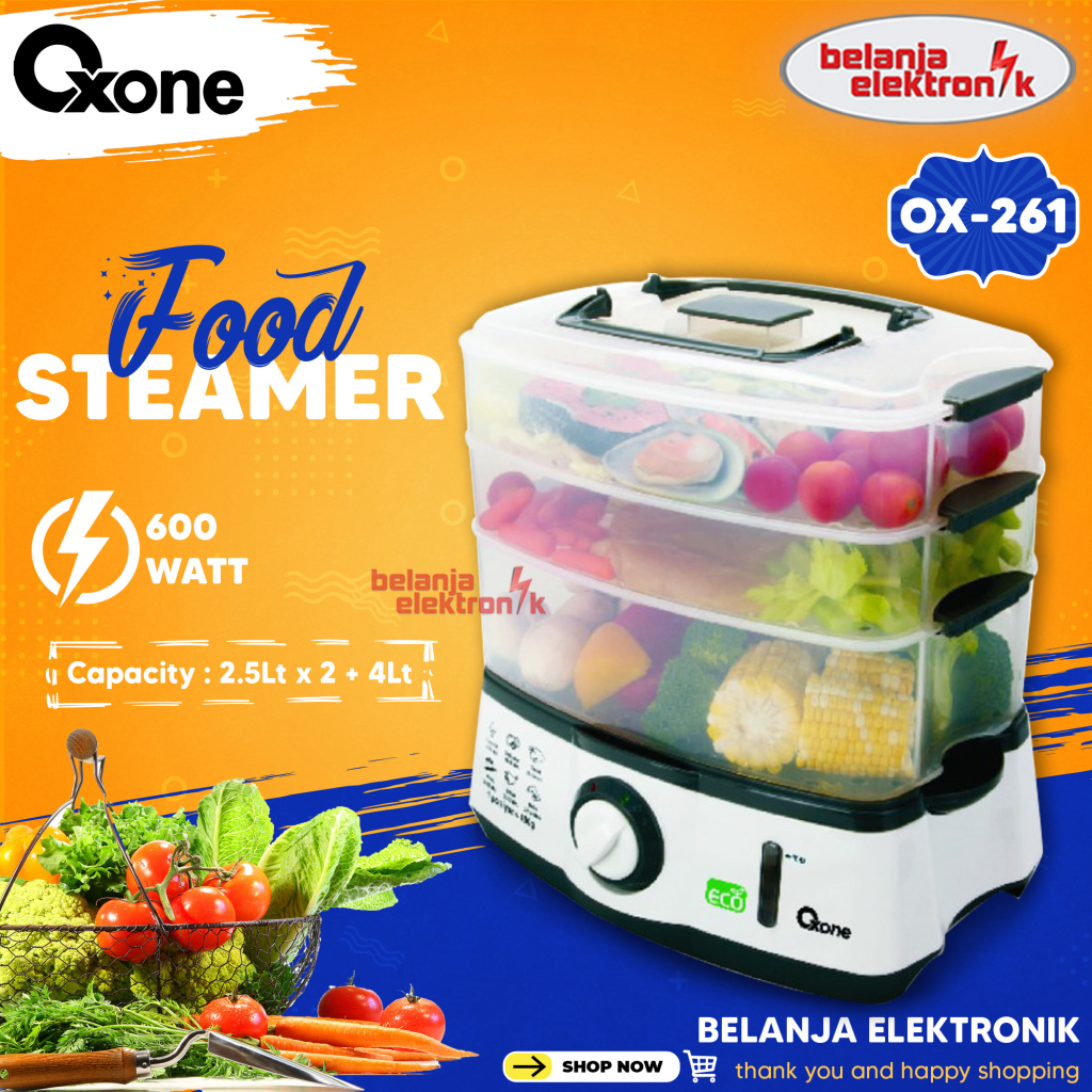 Oxone Eco Food Steamer || Panci Kukus yang Bagus