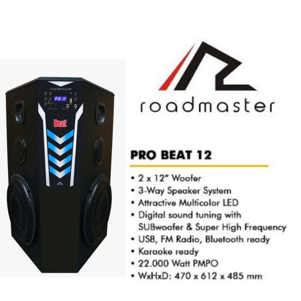 Roadmaster Pro Beat 12 Inch || Speaker Aktif Terbaik