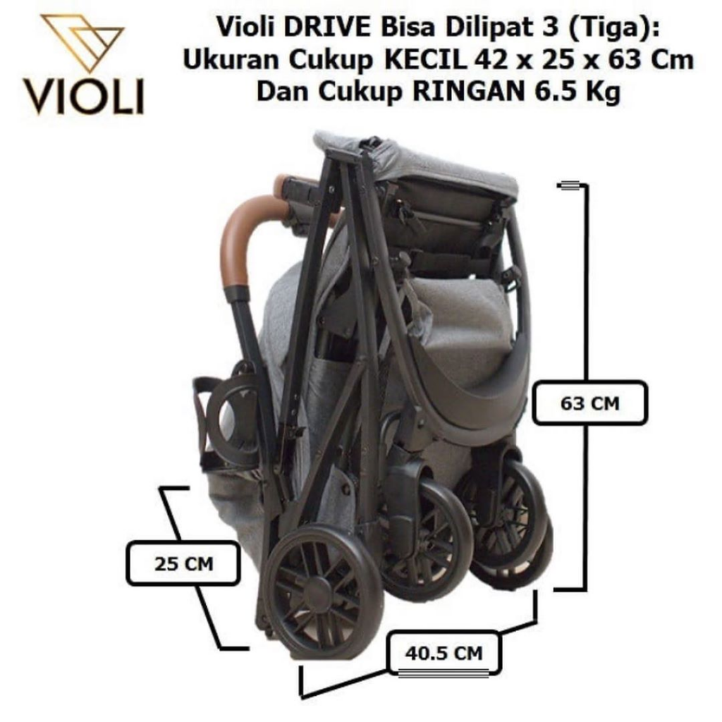 Violi Drive E52 || Stroller Bayi yang Bagus