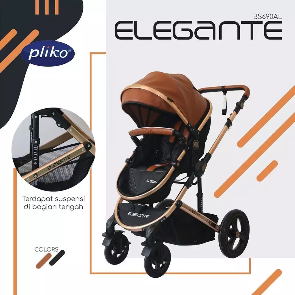 Pliko Elegante B/S 690AL || Stroller Bayi yang Bagus
