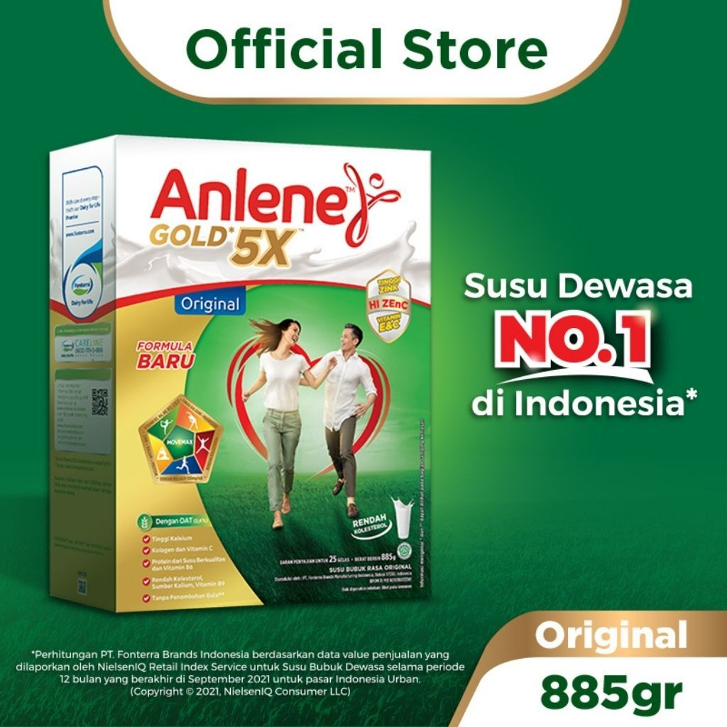 Anlene Gold 5X || Merk Susu untuk Orang Tua yang Bagus