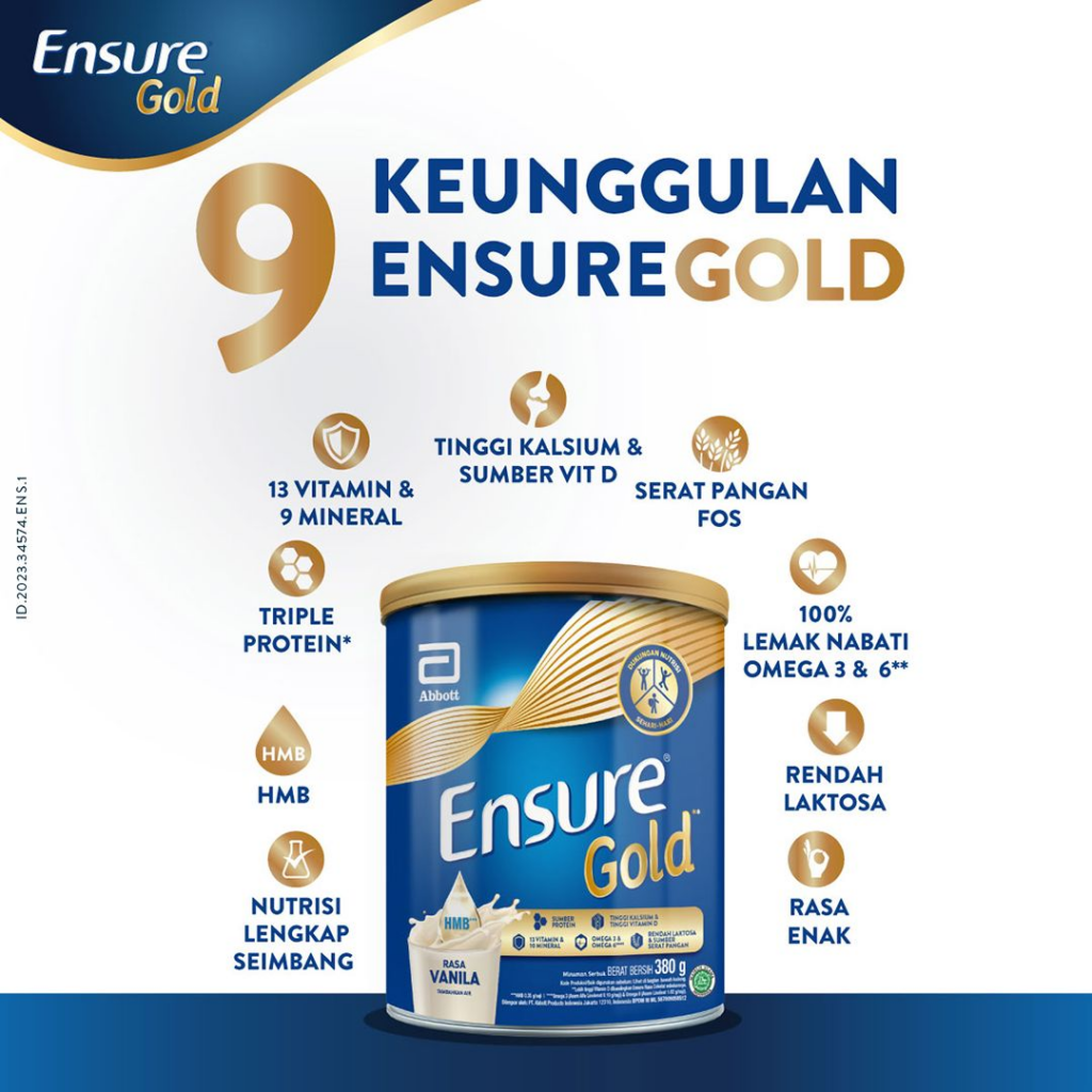 Ensure Gold  || Merk Susu untuk Orang Tua yang Bagus