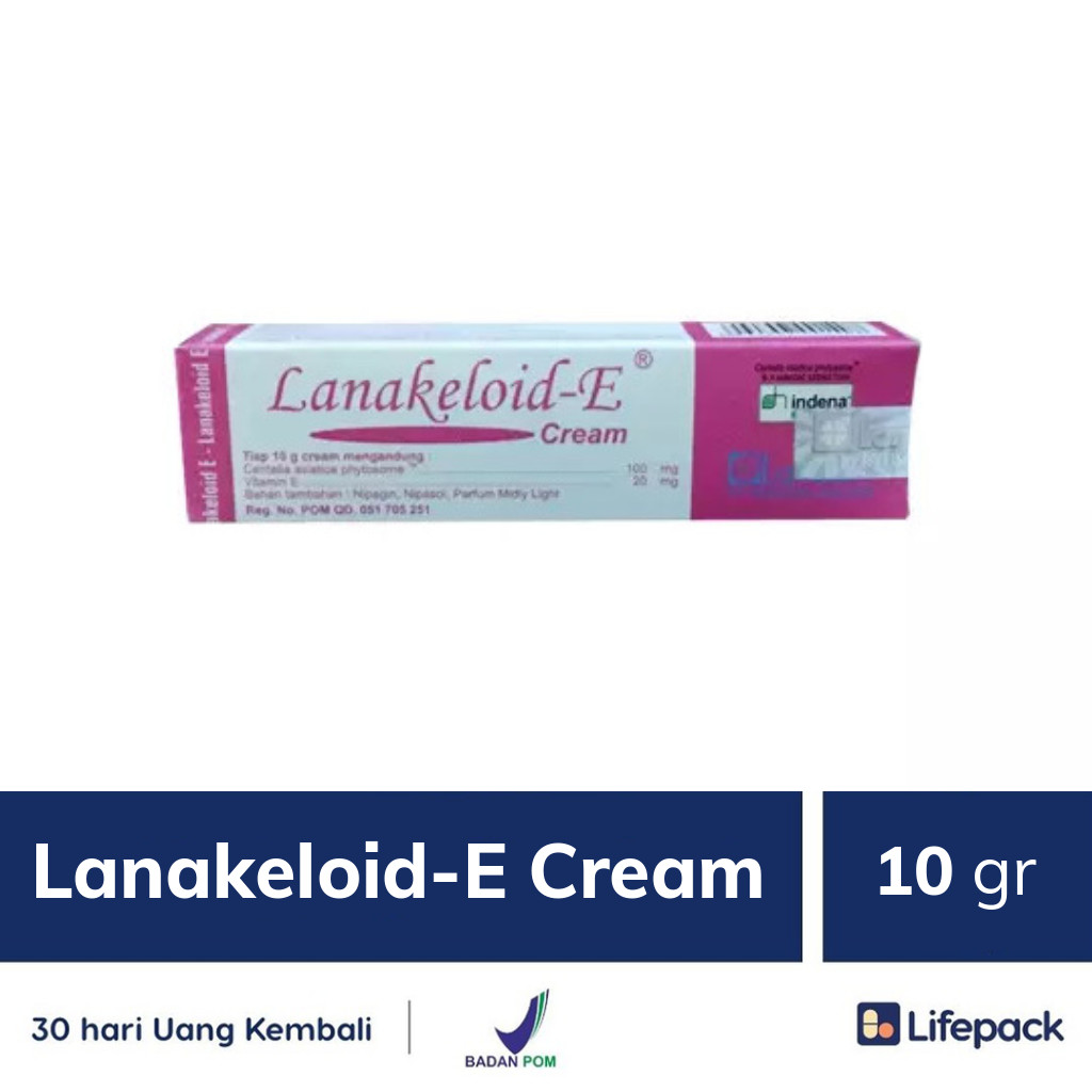 Lanakeloid E Cream dari Landson Obat Penghilang Bekas Luka