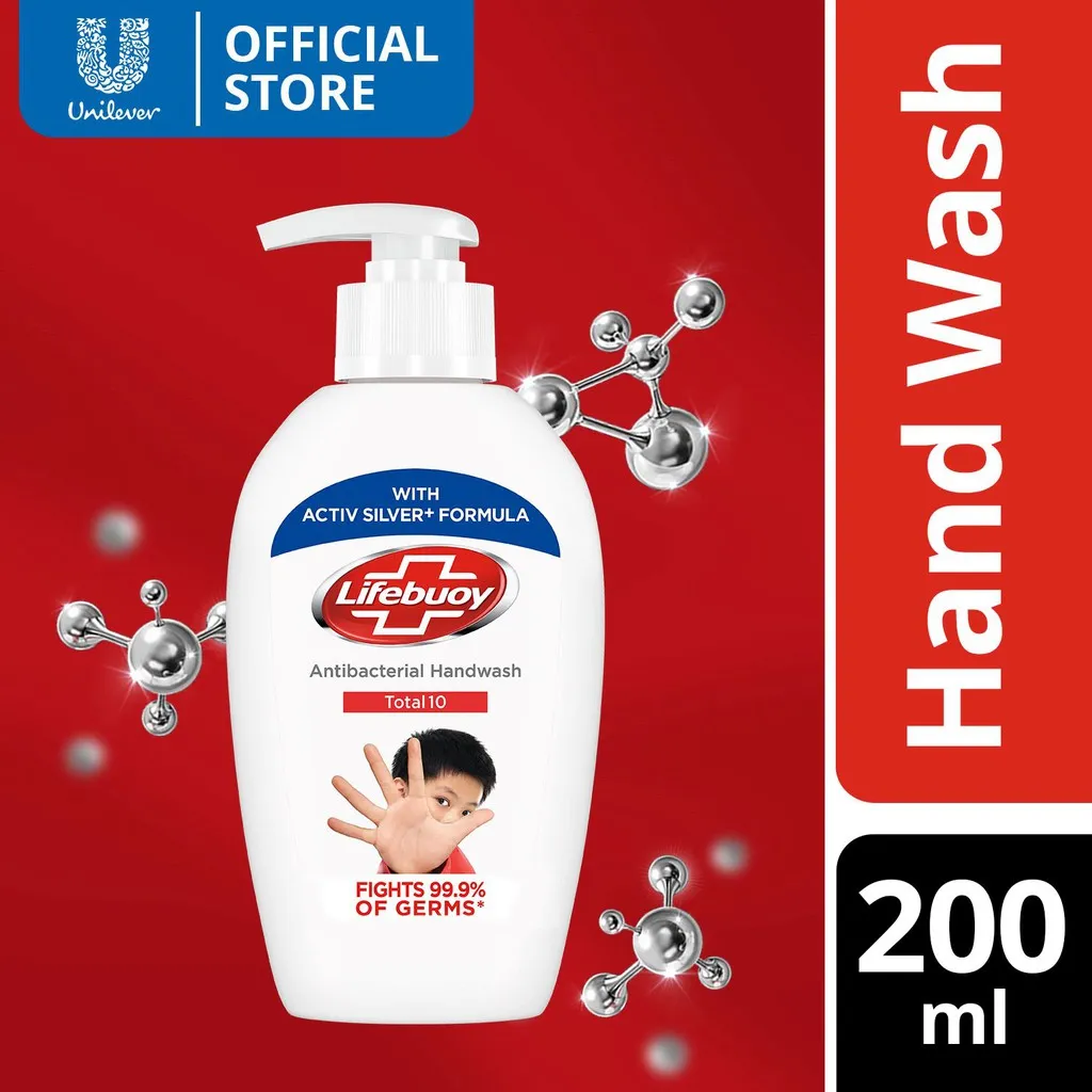 Lifebuoy Total 10 200 ml Sabun Cuci Tangan yang Ampuh