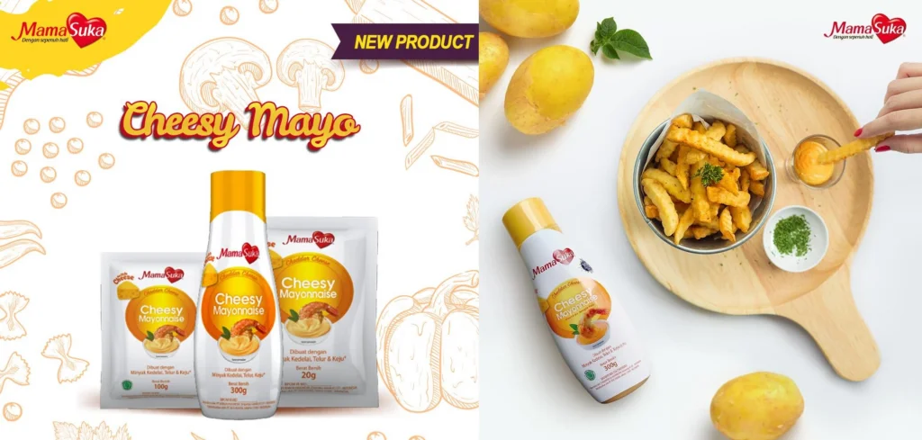 Rekomendasi 10 Produk Mayonaise Terbaik dan Terenak Untuk Berbagai Hidangan 8 MamaSuka Cheesy Mayonnaise || Mayonaise Terbaik dan Terenak