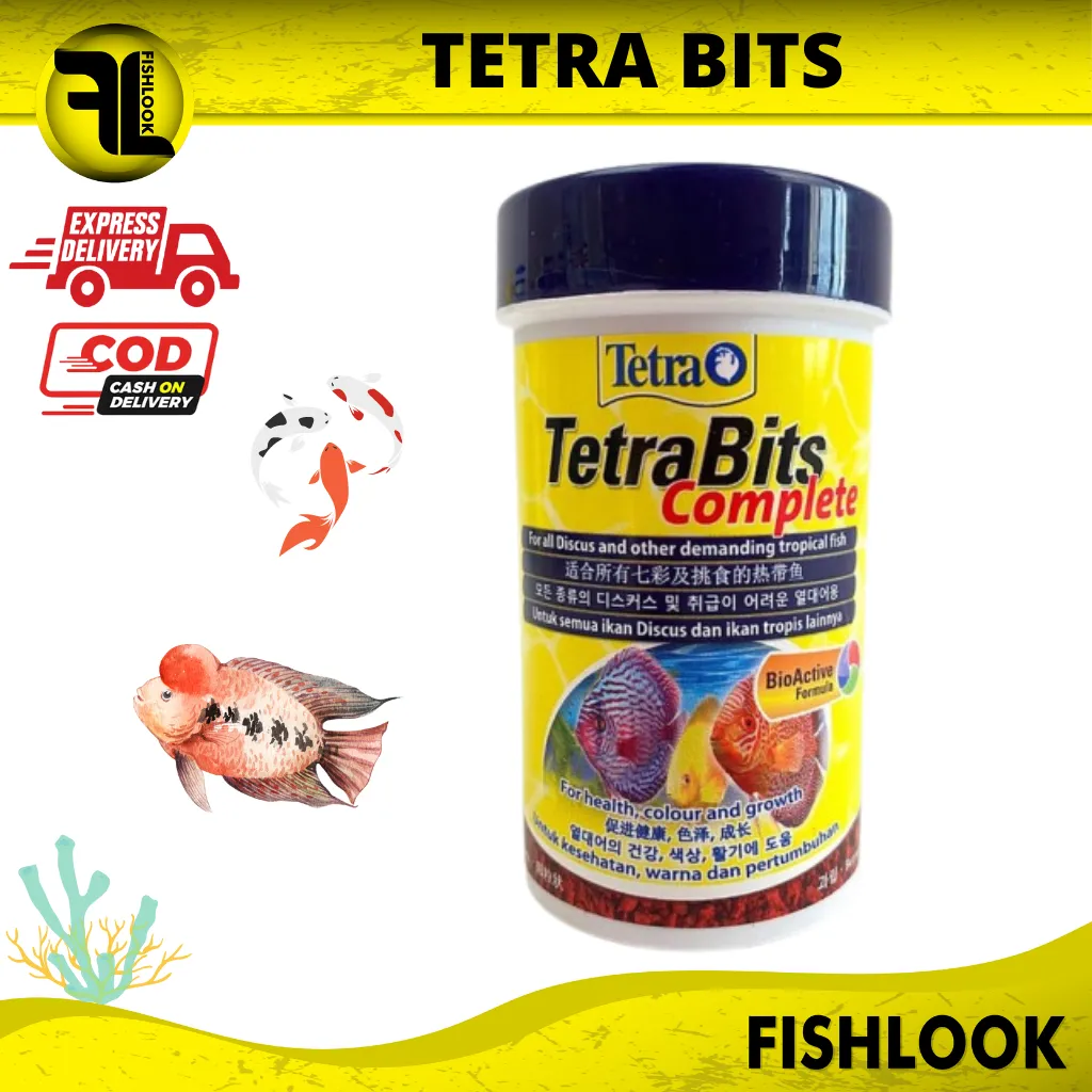 Tetra Bits Complete || Makanan Ikan Hias Terbaik