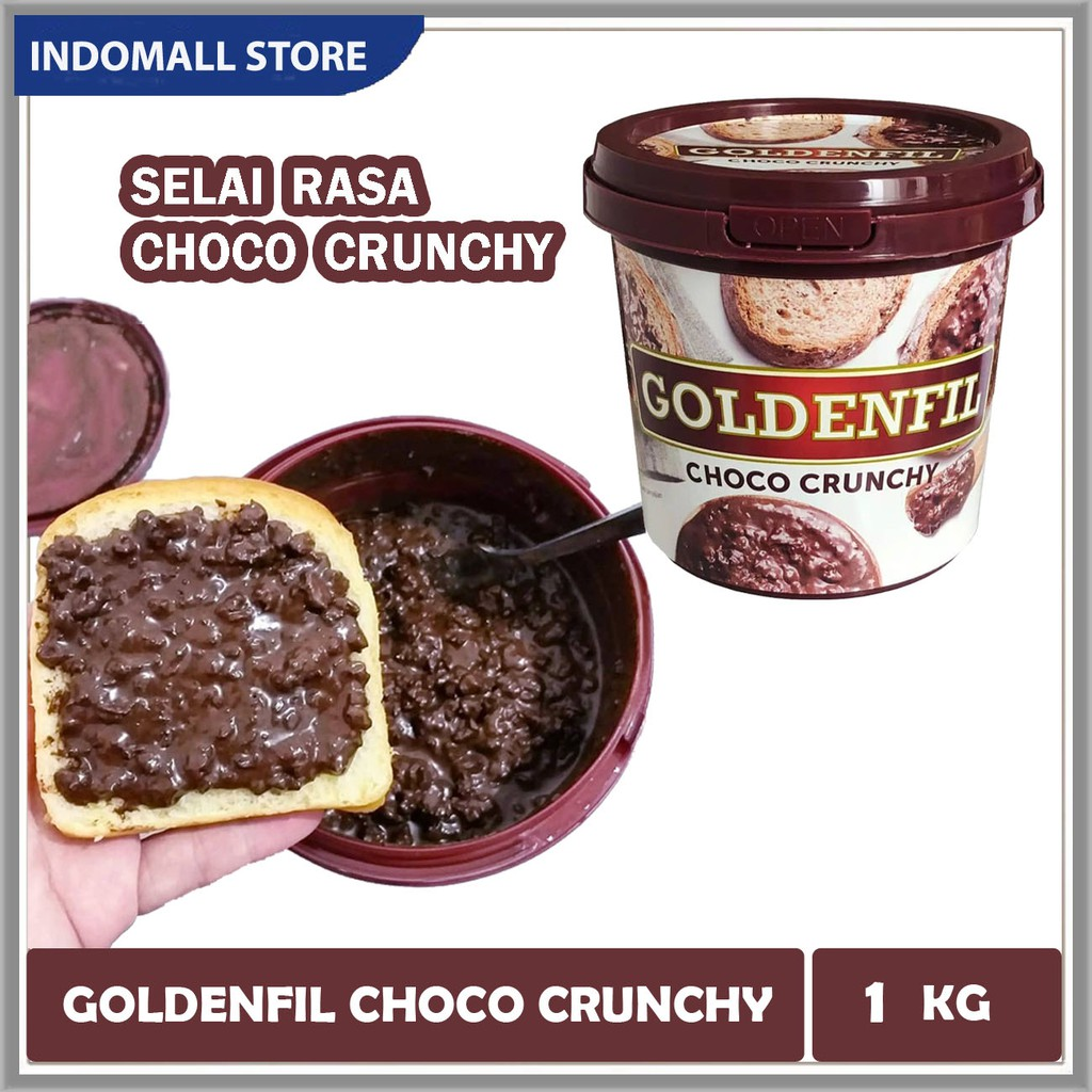 Goldenfill Choco Crunchy | Merk Selai Cokelat Terenak