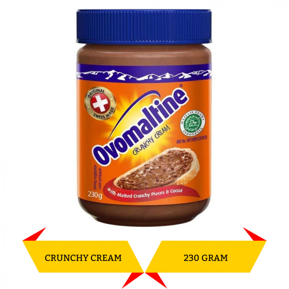 Ovomaltine Crunchy Cream | Merk Selai Cokelat Terenak