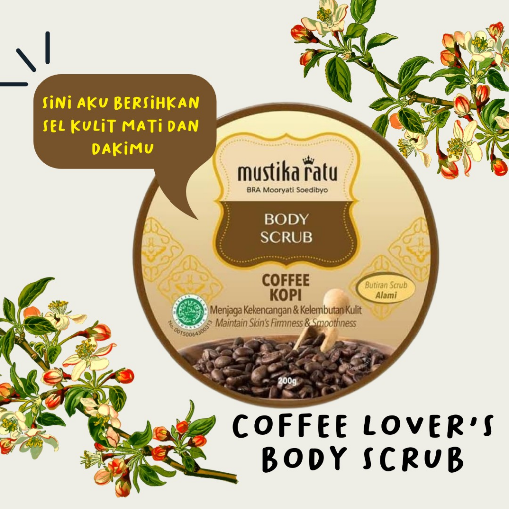 Mustika Ratu Coffee Body Scrub || Merk Lulur Badan Terbaik