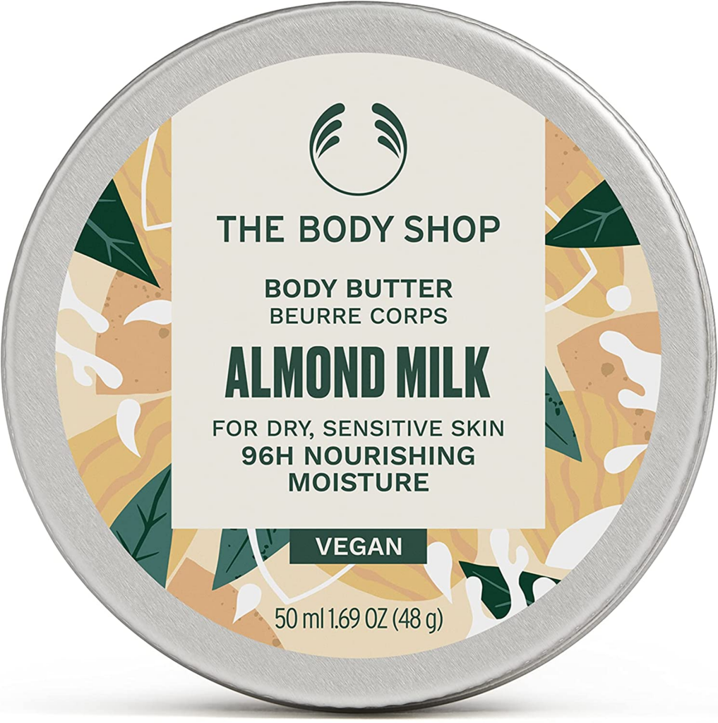 The Body Shop Almond and Milk Body Butter || Merk Lulur Badan Terbaik