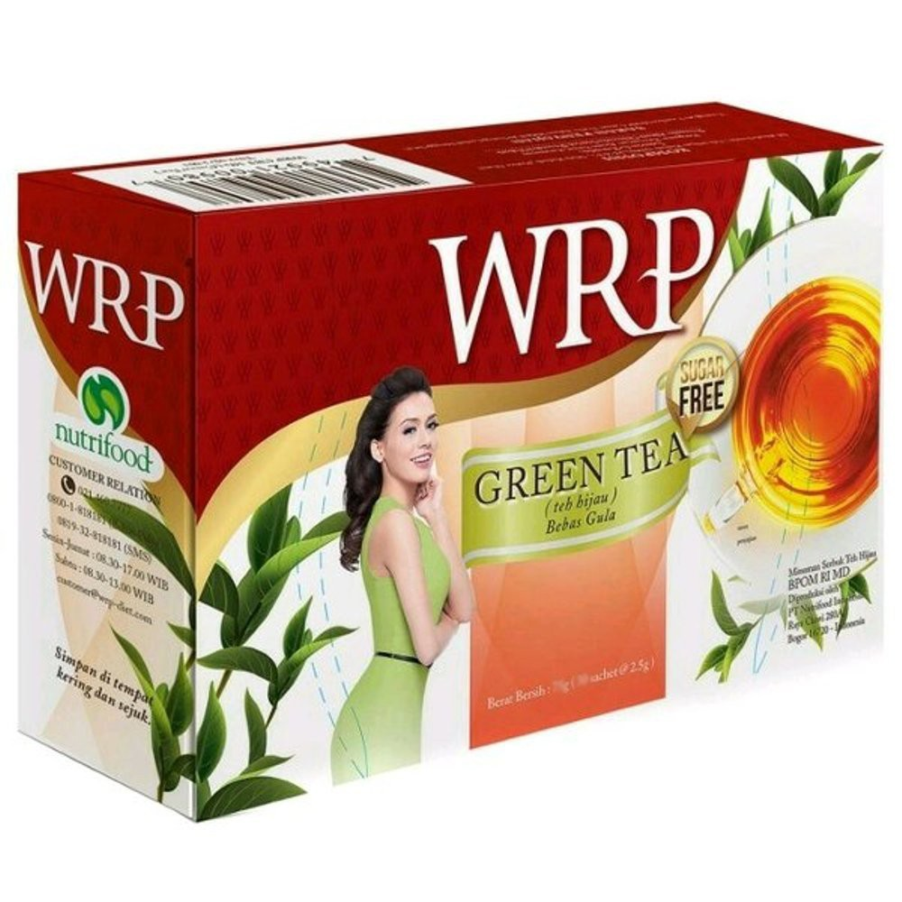 WRP Green Tea || Merk Teh Pelangsing Terbaik