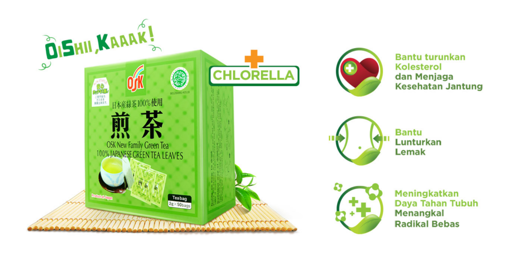 OSK Japanese Green Tea || Merk Teh Pelangsing Terbaik