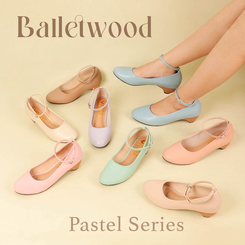 Alivelovearts Balletwood Pumps