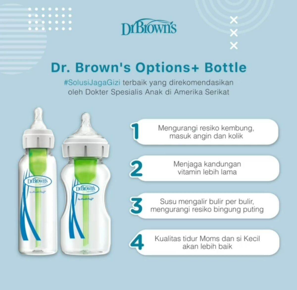 Botol Susu Bayi Terbaik Dr. Brown’s