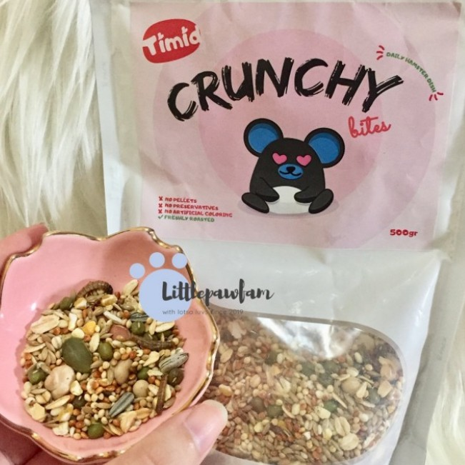 Timid Crunchy Bites || Makanan Hamster Terbaik