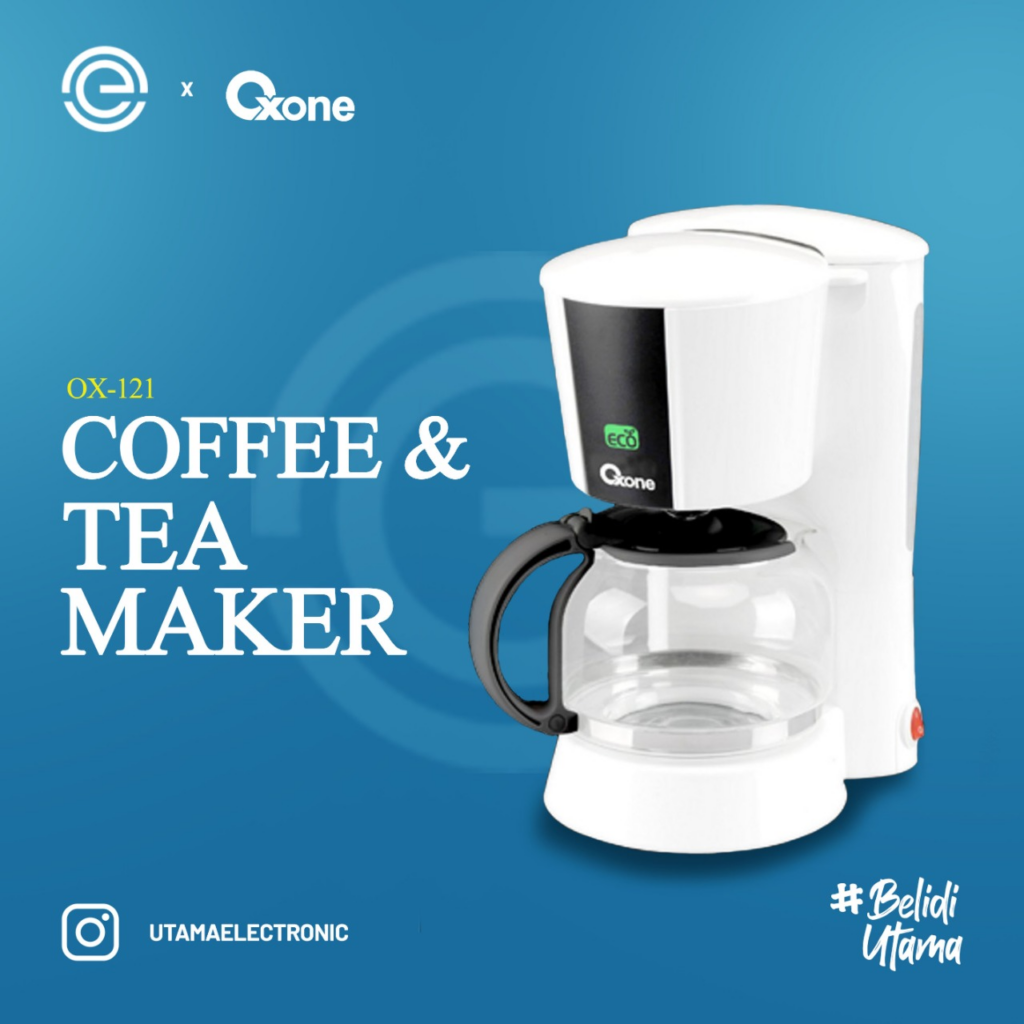 Oxone Eco Coffee & Tea Maker OX-121 || Merk Coffee Maker Terbaik