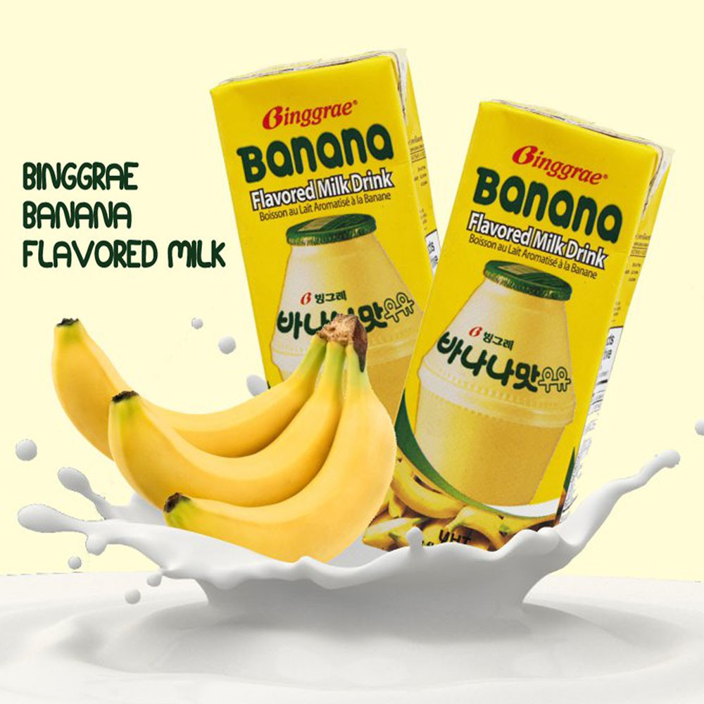 Binggrae: Banana Flavored Milk || Merk susu pisang yang enak
