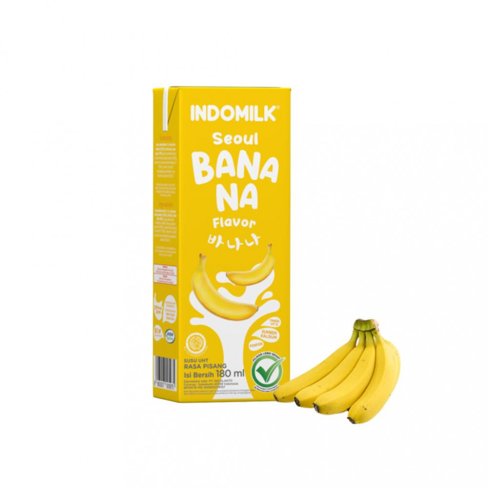 Indomilk: Banana Blast UHT || Merk susu pisang yang enak
