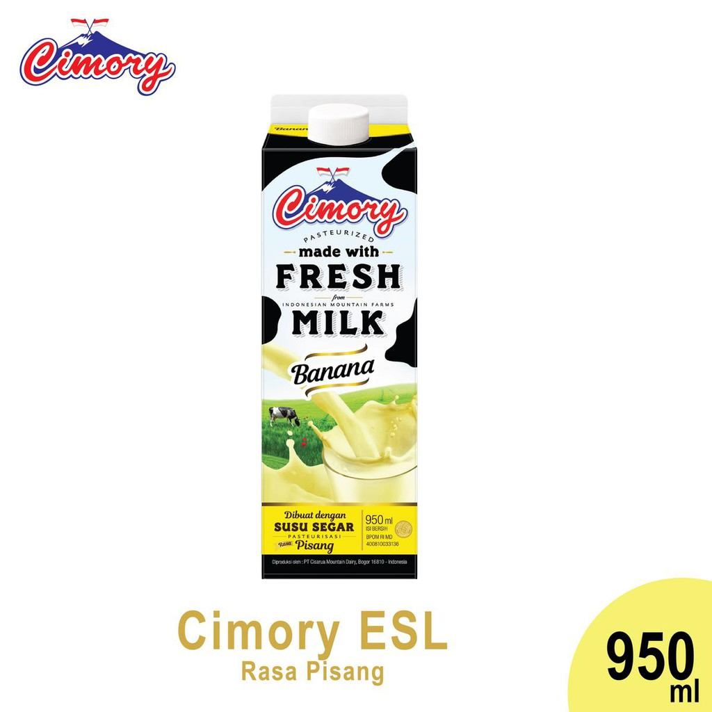 Cimory: Pasteurized Fresh Milk Banana || Merk susu pisang yang enak