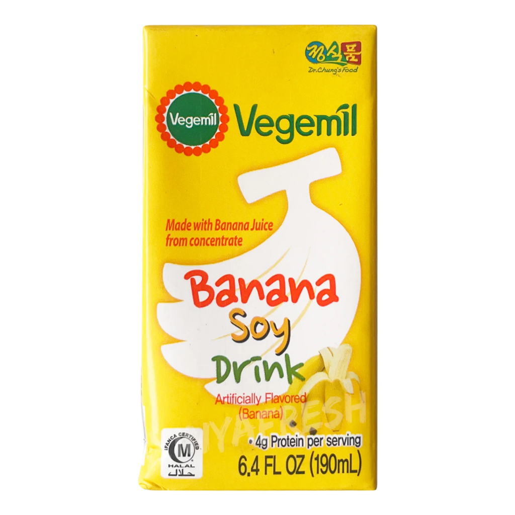 Dr. Chung’s Food: Vegemil Soy Drink Banana || Merk susu pisang yang enak