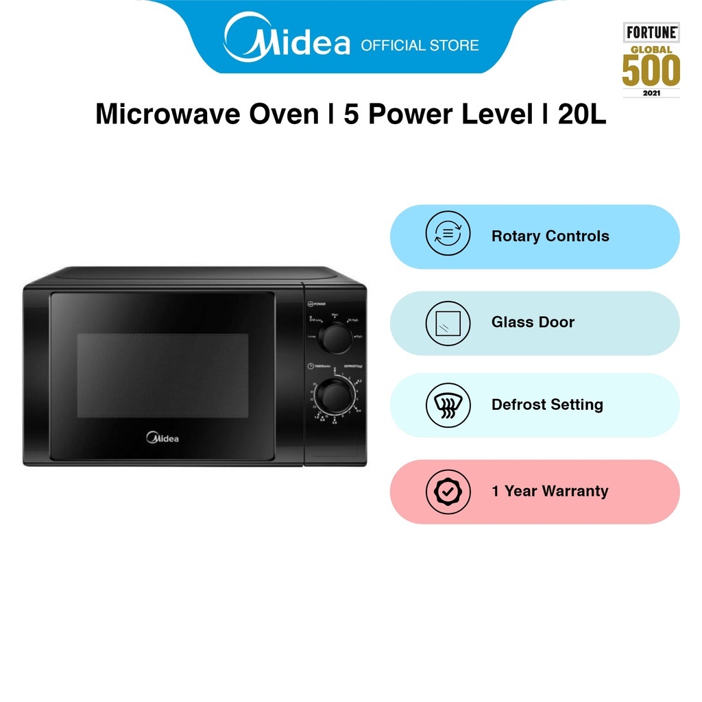 Midea MM720CJ9 Microwave Oven 20L || Merk Microwave Low Watt Terbaik